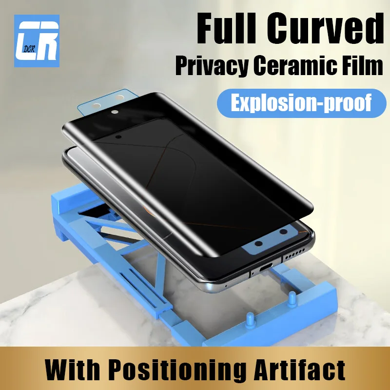 

3D Full Curved Ceramic Privacy Screen Protector For Xiaomi 14 13 12X 12S 11 Ultra Civi 3 Redmi Note 13 Pro Plus Protective Film