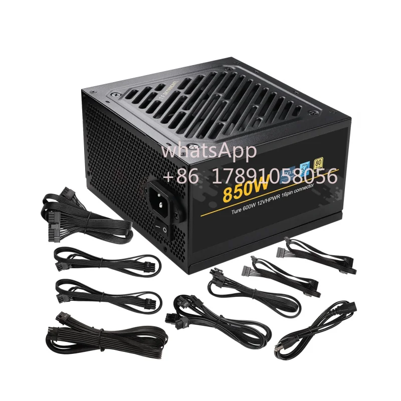 T.F.SKYWINDINL 850W PCIe 5.0 Full Modular 80 Plus Gold PSU ATX 3.0 Gaming Power Supply