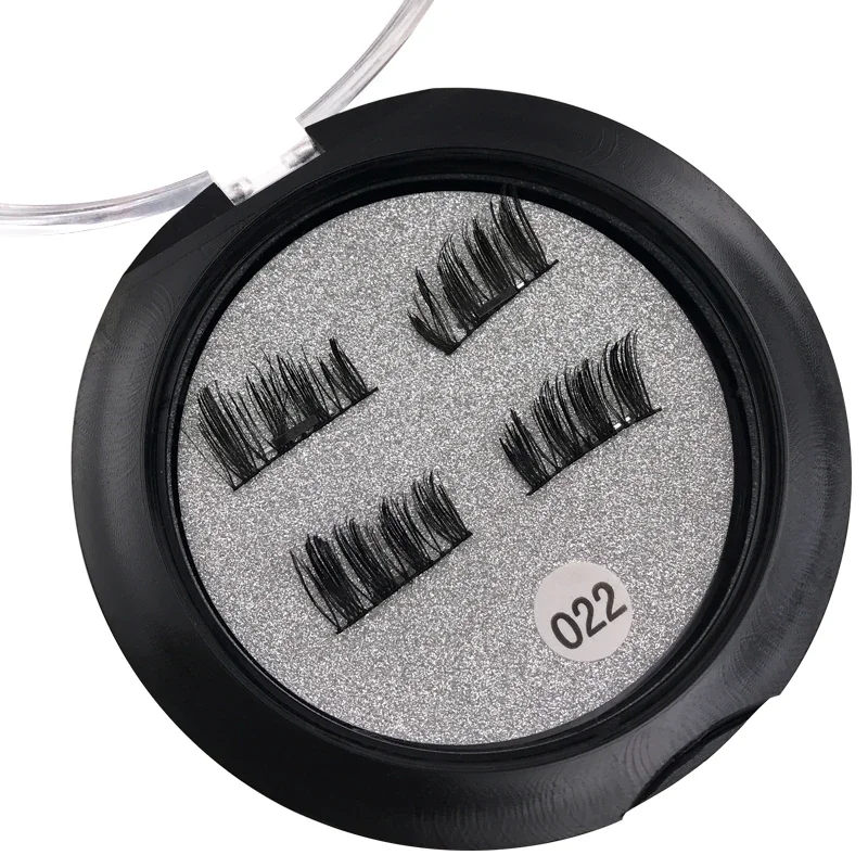 YSDO 1 Pairs Reusable Magnetic Eyelashes No Glue Wispy False Eyelashes Soft Mink Lashes Eyelashes Extensions Makeup Faux Cilios