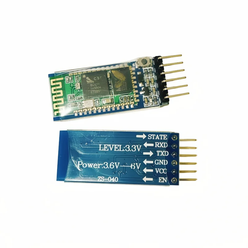 Original HC-05 Bluetooth Serial Transparent Transmission Module Master Slave Integrated with Pins Reverse Polarity Protection