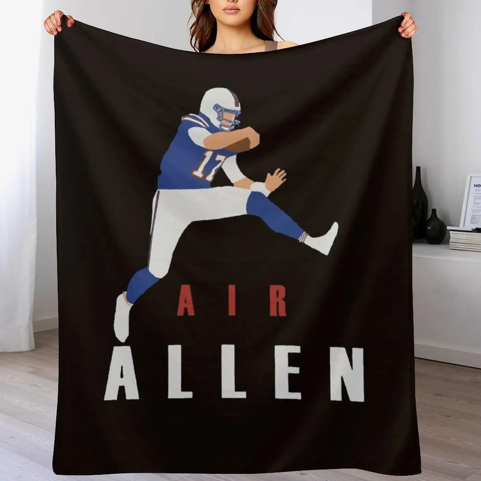 

Air Allen Josh Allen Fans Throw Blanket Decorative Beds funny gift decorative manga Blankets