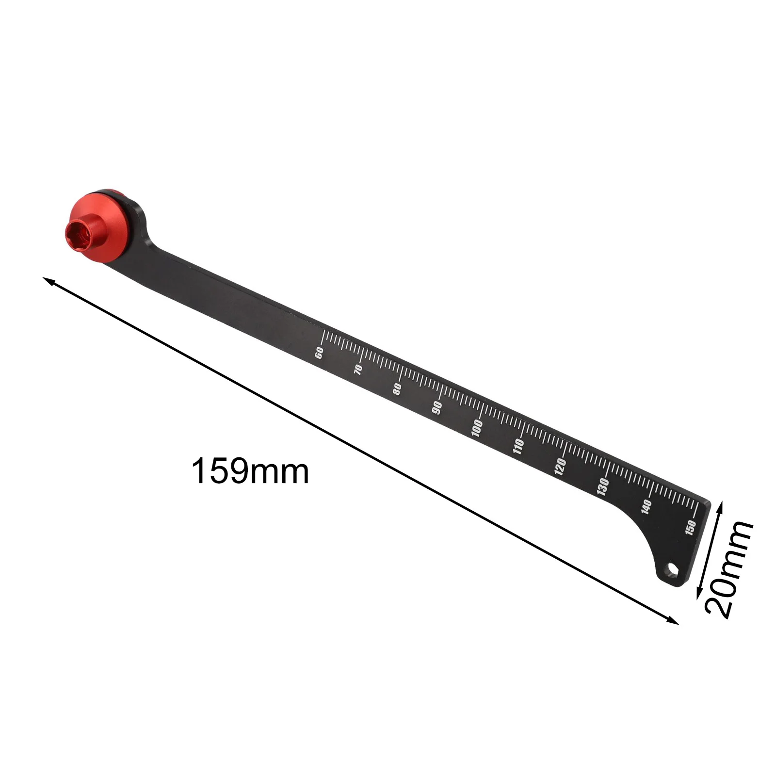 Portable Shock Absorber Travel Gauge for RC Cars with 60 150mm Range Suitable for 1 8 Scale On Road GT and for Off Road Models
