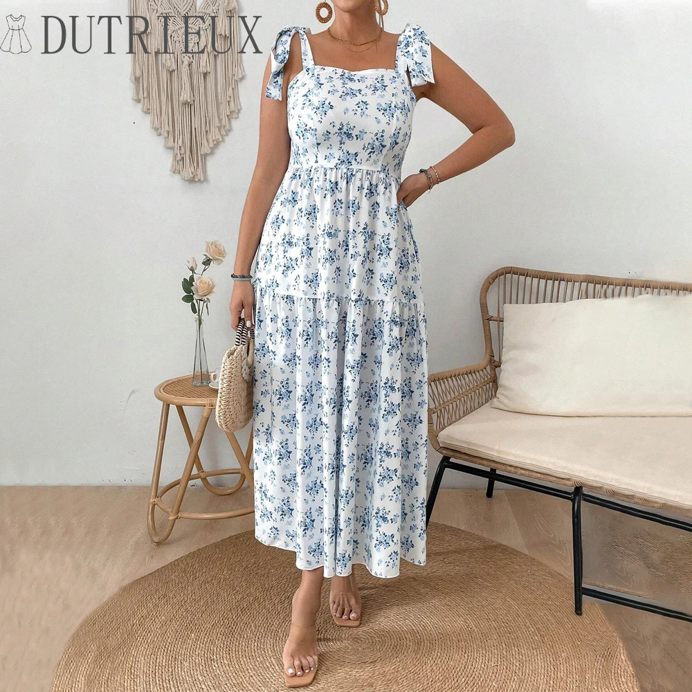 

Elegant and Pretty Floral Long Beach Evening Suspenders Lace Wedding Women Dresses Holiday Plus Size Dresses 2024 Free Shipping