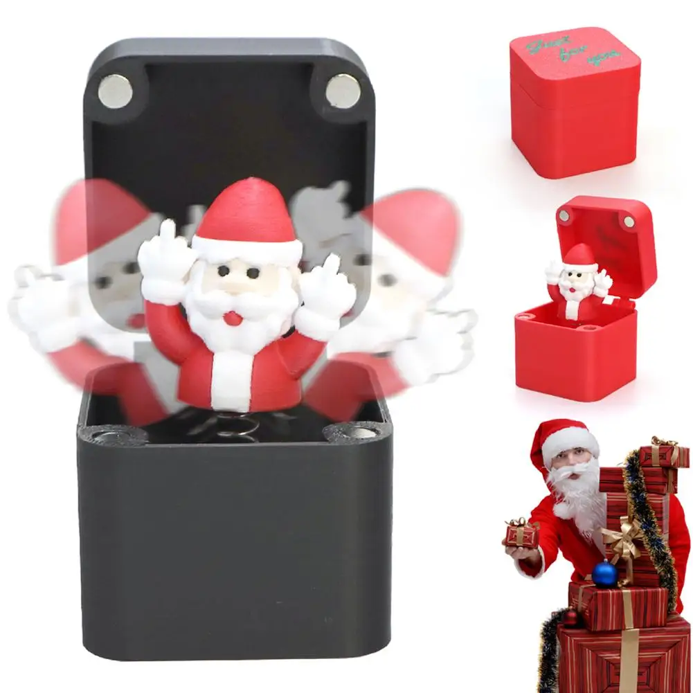 Funny Prank Gift Middle Finger Novelty Christmas Gift Adult Toy Surprise Pop Up Box With Screws Annoying Present For Friends