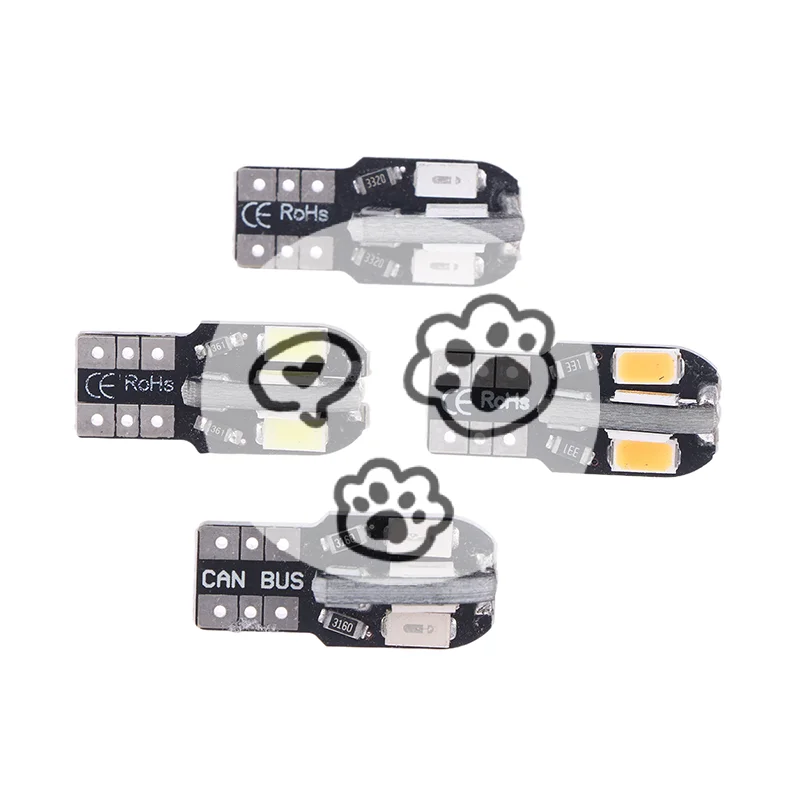

High quality10PCS Automobile Led T10 Bulb 5730 SMD Decoding Reading Light Width Indicator Light License Plate Small Light