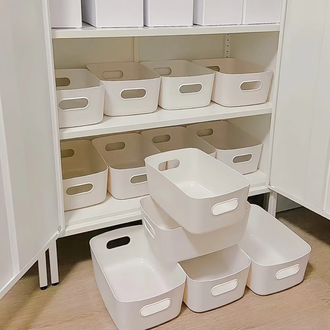 

10pcs Multifunctional Storage Box - Perfect for Cosmetics, Snacks, Etc Suitable for Kitchens, Bathrooms, and Dormitories