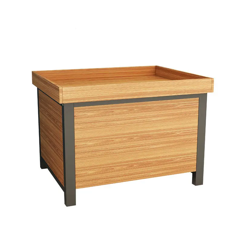 Showcase Supermarket Promotion Platform Stacking Island Cabinet Bulk Dried Fruit Merchant Superstack Head Shelf Display Shelf