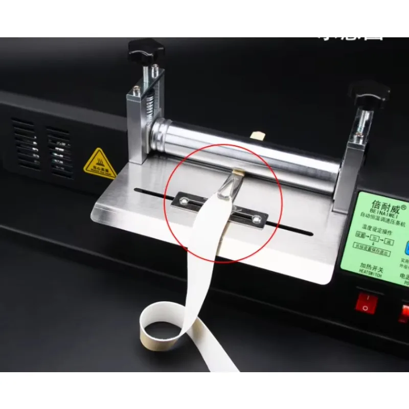 Adjustable Speed Electric Constant Temperature Leather Strip Machine Rubber Drum Type Leather Skiving Heated By Machine
