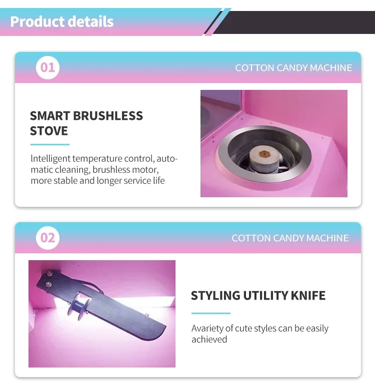 Battery And Gas Operated Cotton Candy Machine Cotton Candy Machine Fully Automatically Spare Parts Cotton Candy Machine