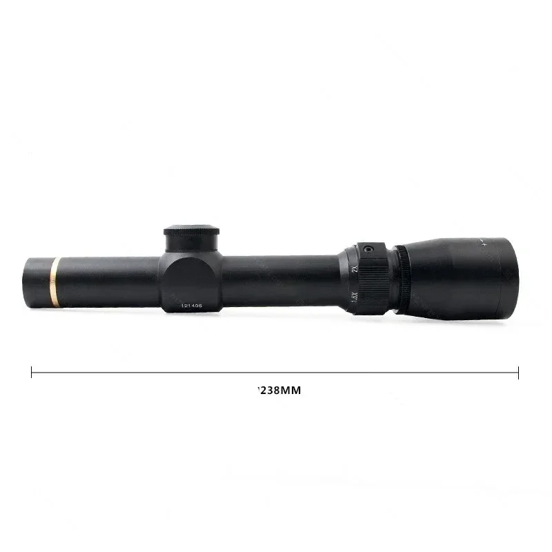 Imagem -03 - Short Cross Rifle Scope para Caça Âmbito Sniper Óptico ao ar Livre hd Astronomia Único Barril 1.55x20