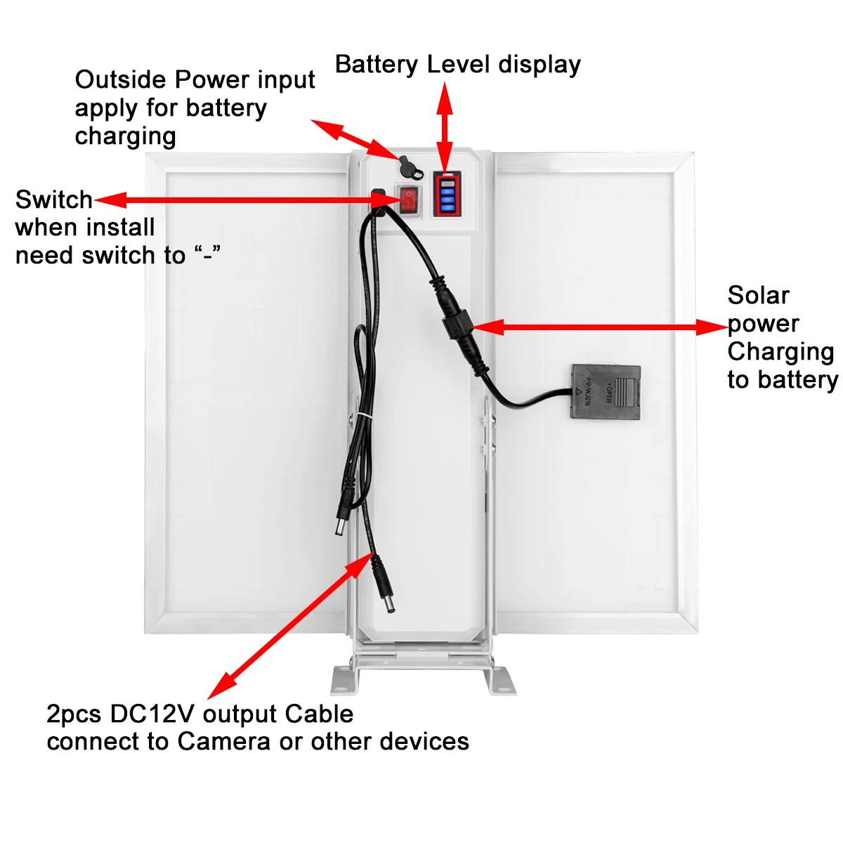 أفضل بيع كاميرا كولين للطاقة الشمسية الأمنية كاميرات خارجية لاسلكية 2mp 4G بطارية تعمل بالطاقة IP66 مقاوم للماء AI كشف الحركة #5