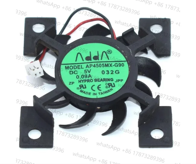 AP4505MX-G90 جديد Hypro تحمل برودة DC5V 0.09A 2 دبابيس بطاقة الفيديو شرائح مروحة التبريد ل ADDA