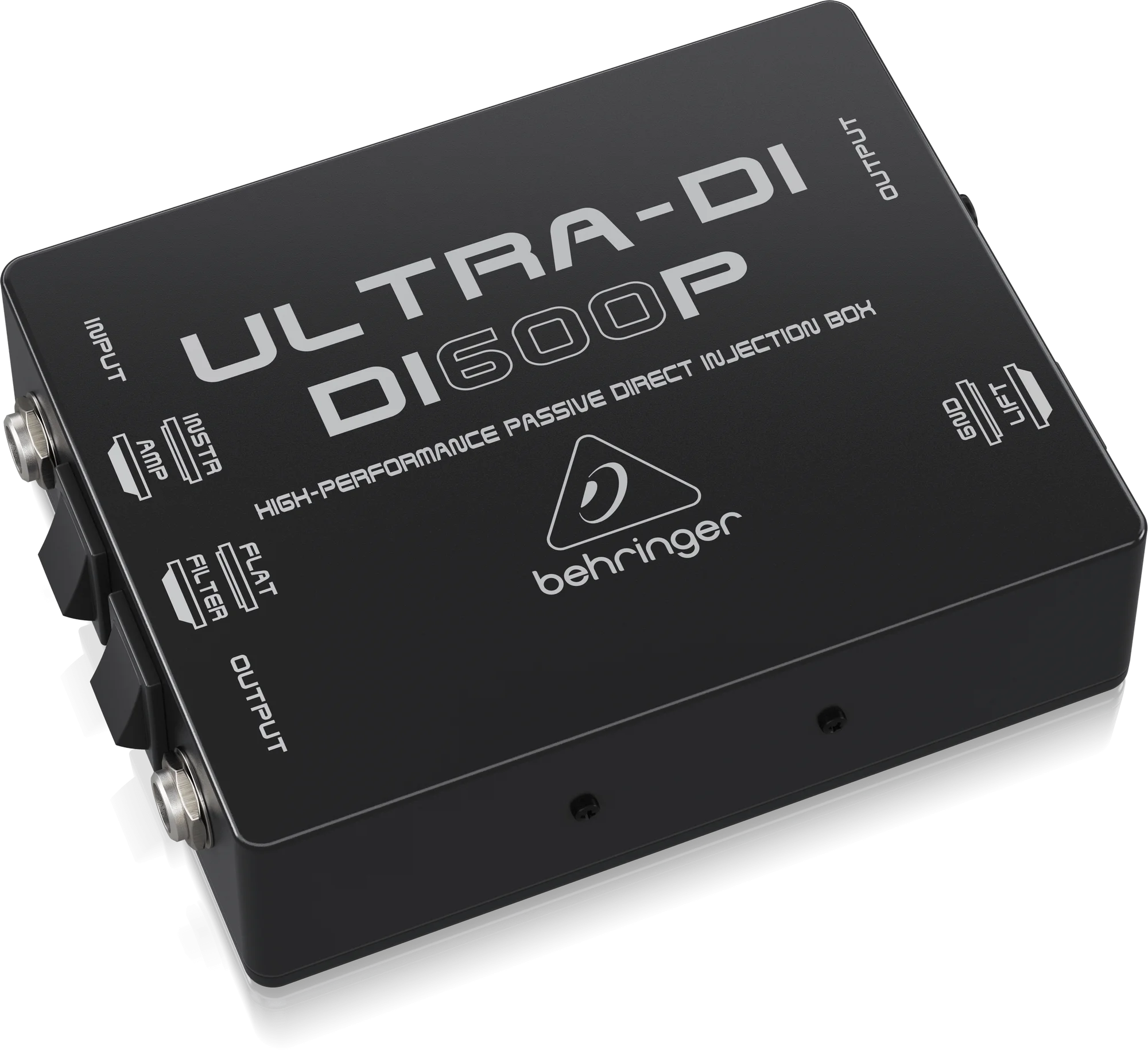 Behringer Ultra-DI DI600P Professional Passive DI-Box,Black for the direct connection of instruments to mixers and amplifiers