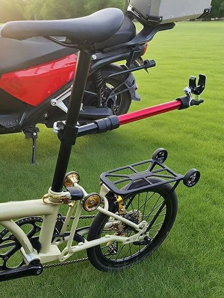 

Bike Trailer Connector Scooter Hitch for Cargo Weatherproof Bike Trailer Connector Bike Trailer Hitch Coupler Towbar Set