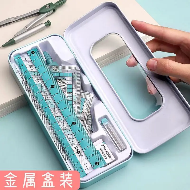 8 шт./набор, детский резиновый ластик с компасом