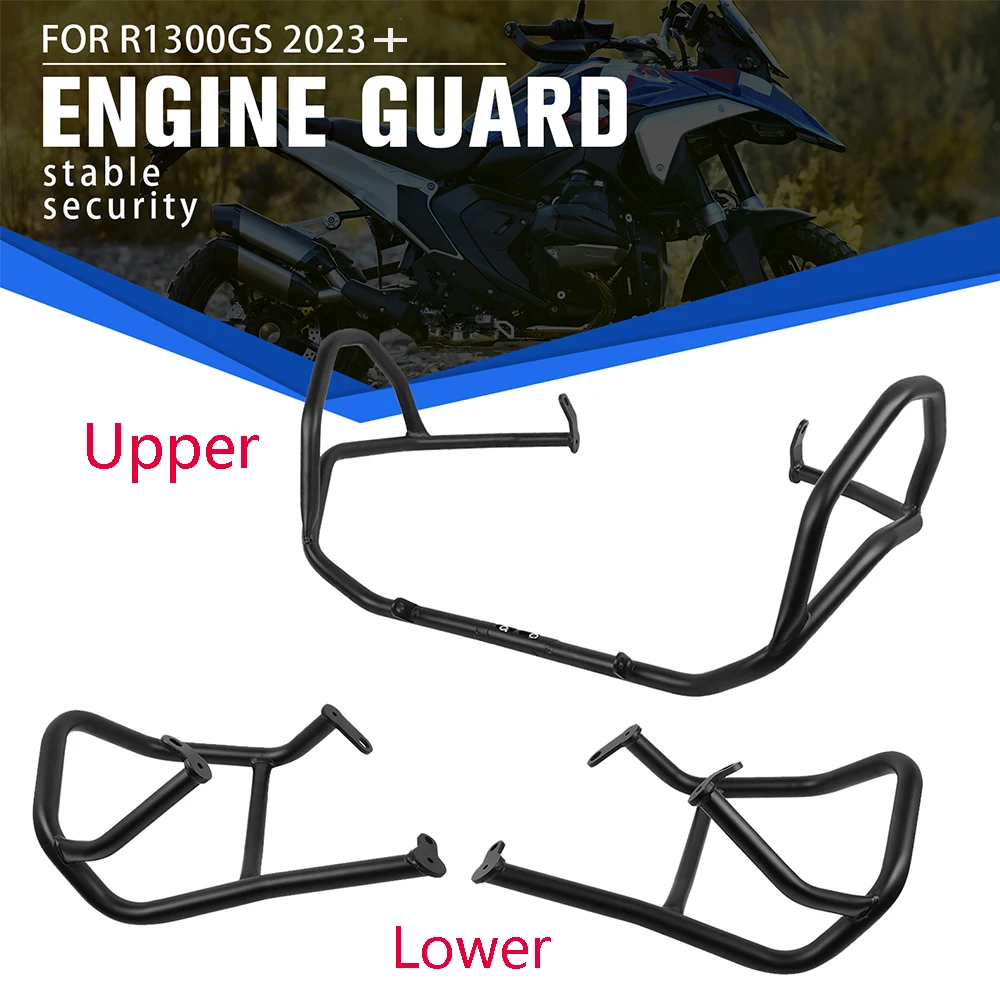 

For BMW R1300GS R1300 GS R 1300 GS 2023 2024 Motorcycle Upper&Lower Engine Guard Crash Tank Bar Bumper Fairing Frame Protector