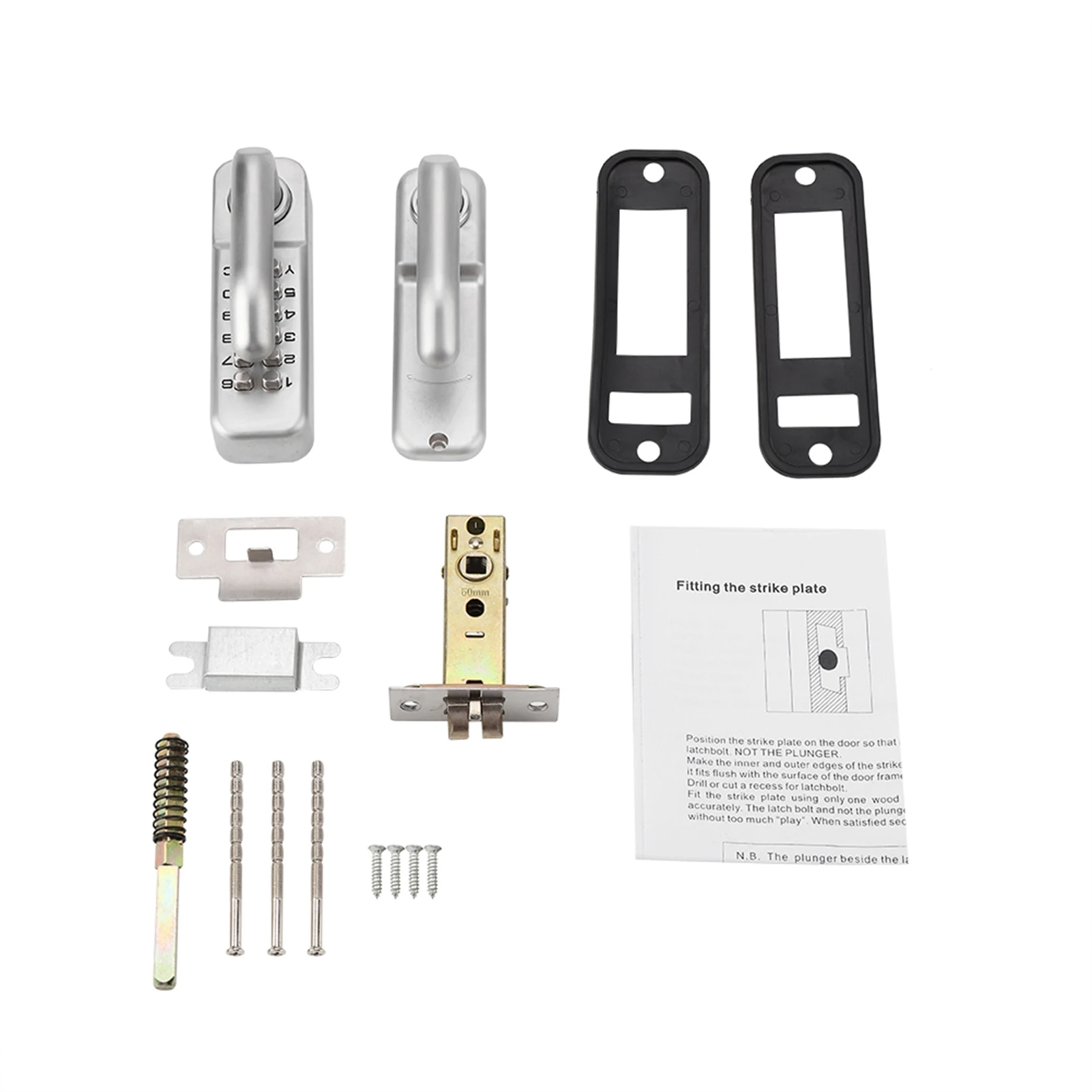 1 - 11 Digit  Combination Cam Door Zinc Alloy Convenient Password Security Coded Lock Door Coded Lock Door Lock Coded Lock