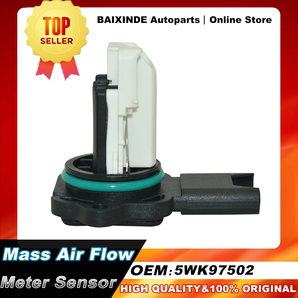 

OEM 5WK97502 Mass Air Flow Meter Sensor MAF For BMW 1 3 5 6 7 Series Z4 04-09 BMW 325 330 525 530 Z4 E90 E60 Auto Accessories