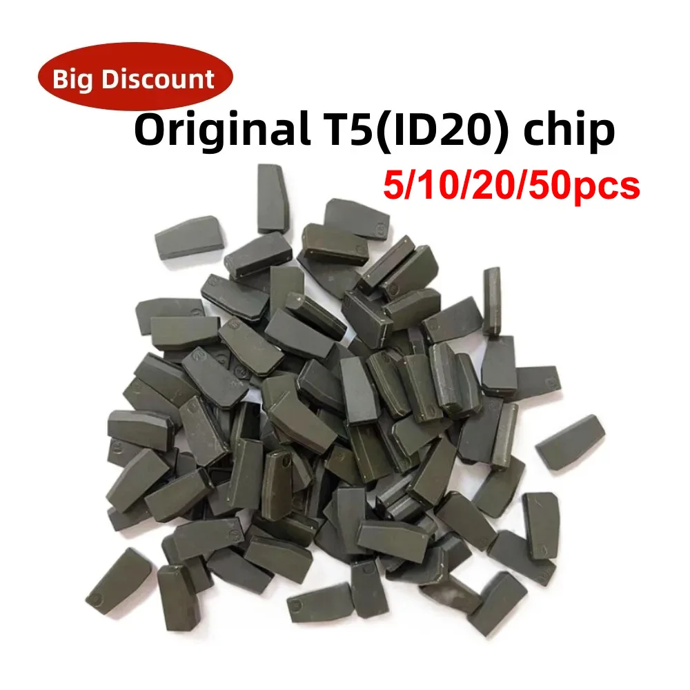 

5 10 20 50pcs original T5 Ceramic Chip ID20 ID 20 ID 13 T20 ID13 Transponder Chip Car Key Chip