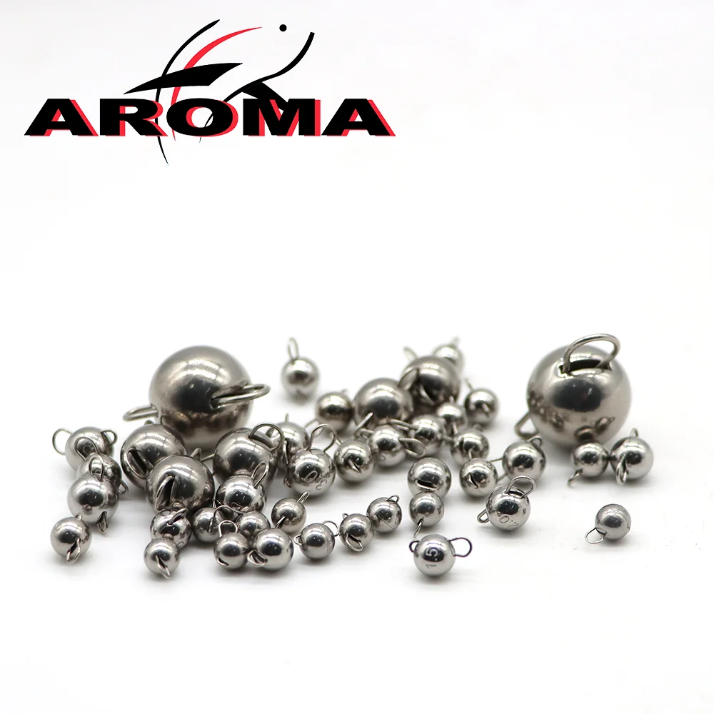 

AROMA 1G-30G Cheburashka Sinker Jig Head Weight, 2Pcs/10Pcs Fishing Weights Sinker Plain Bass Fishing Soft Worm Bait Accessories