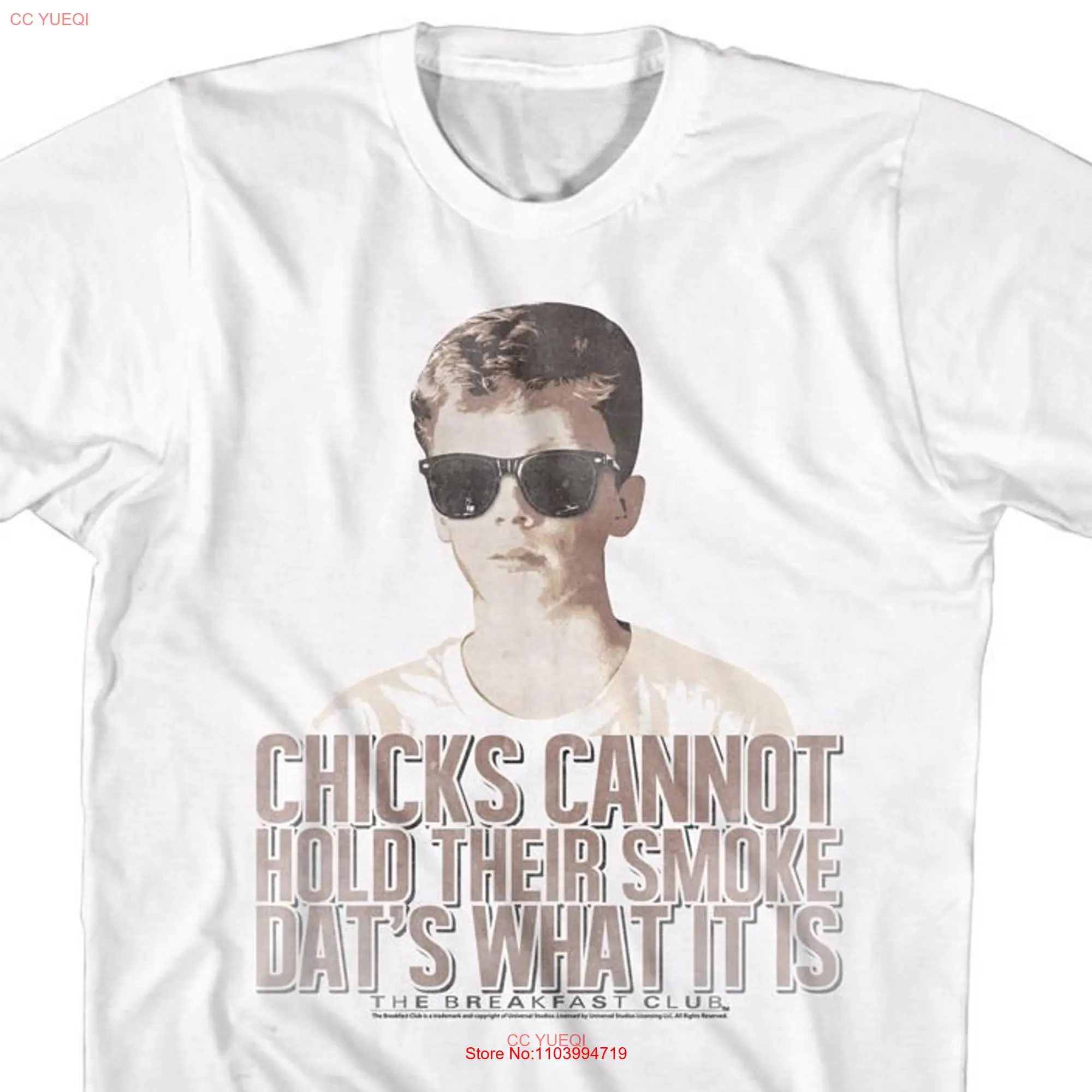 Цыплята клуба завтрак не может держать их дымчато-белые футболки длинные или Короткие рукава