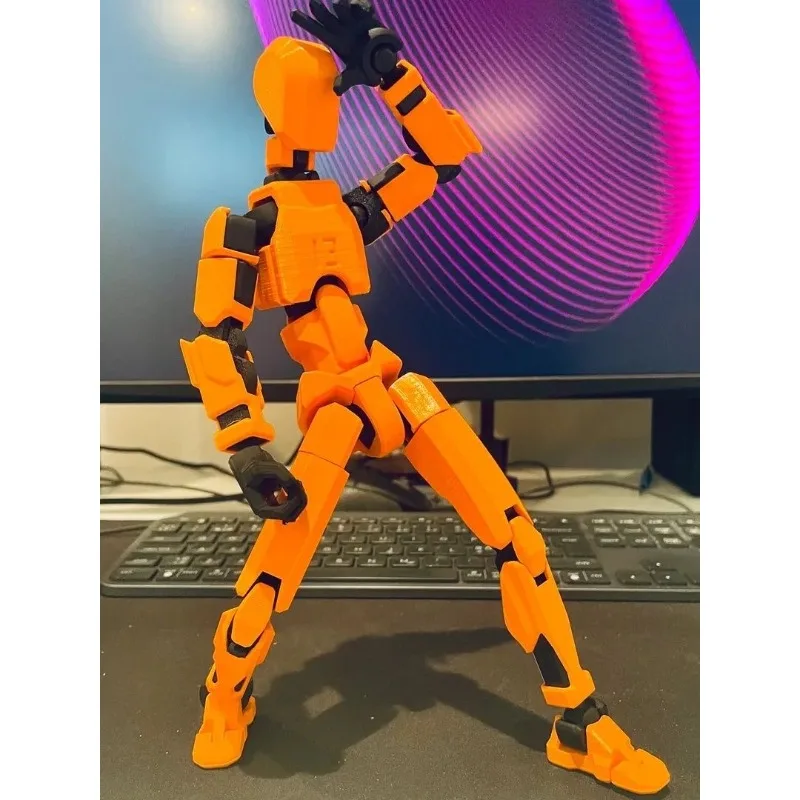 Dummy Lucky 13 Mehrgelenkige Bewegliche 3D-Druck-Puppe Kreatives Ornament Entspannungsspielzeug Jungen-Modell – Detail 4