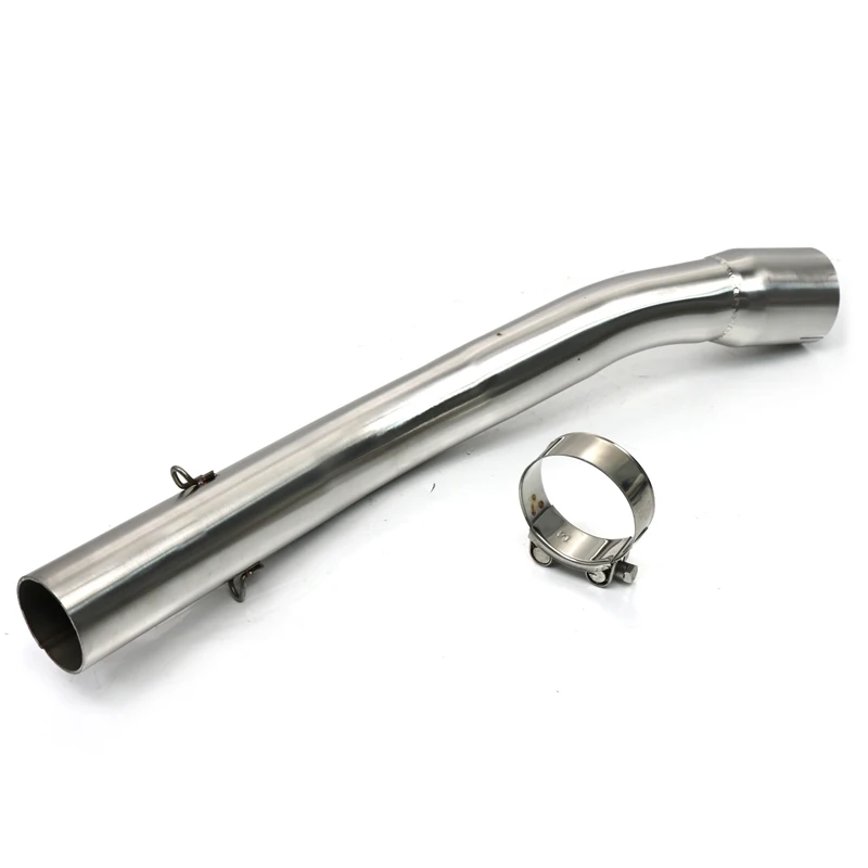 Slip On Motorcycle Exhaust Escape Moto Muffler Modify 51mm Middle Link Pipe For YANAHA YZF R1 1998-2003 1999 2000 2001 2002 2003 view 4