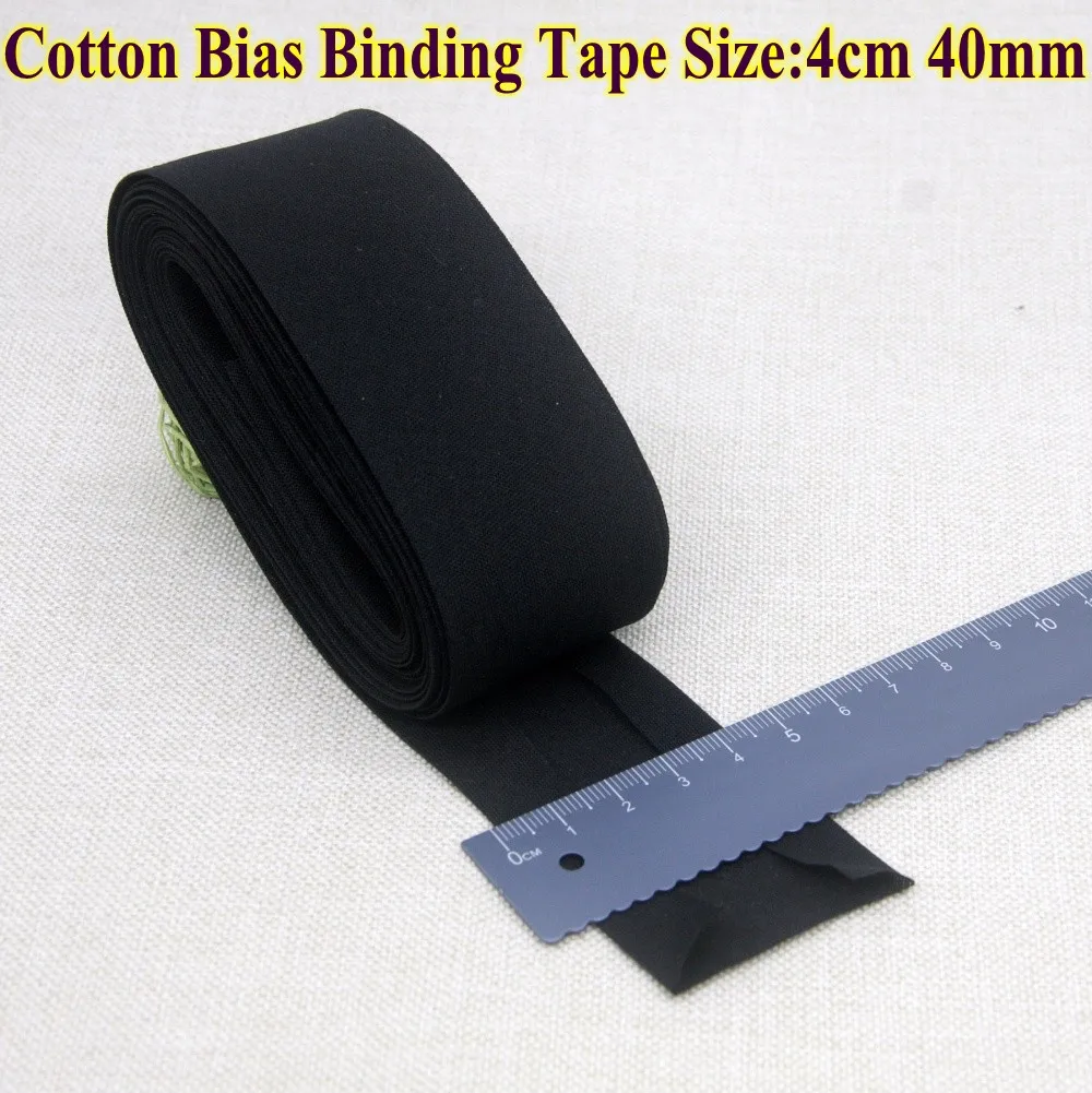 40mm x 5 mètres coton biais ruban de liaison taille Super large ruban pliable bricolage matériel de couture à la main ruban en tissu ruban  15