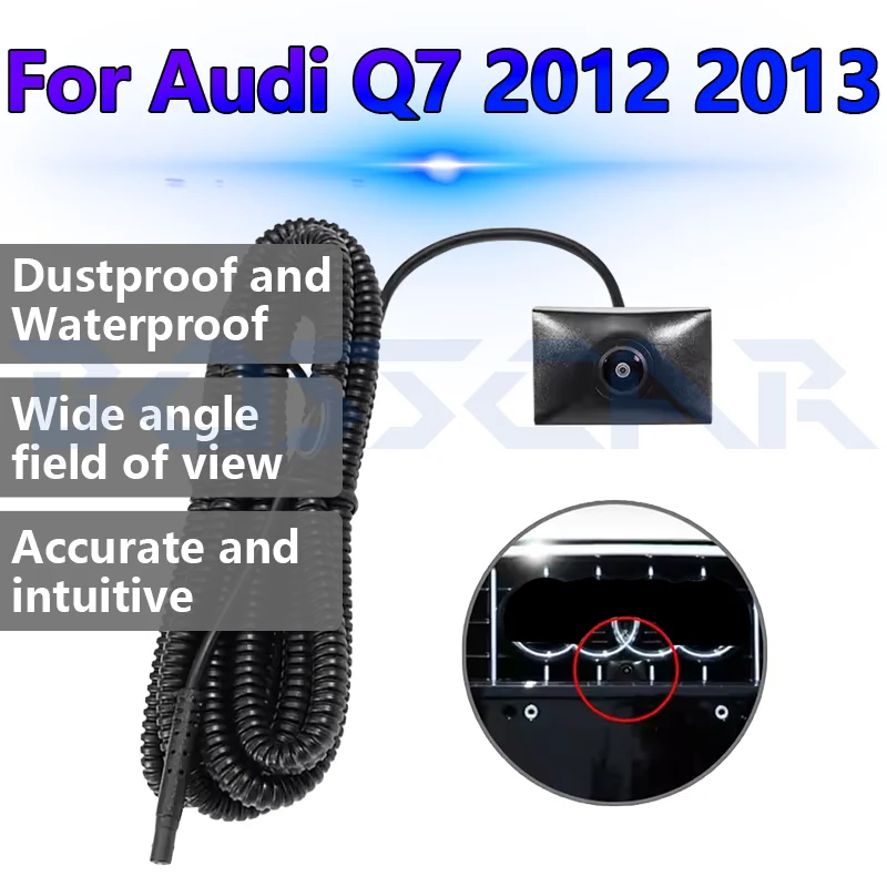 

For Audi Q7 2012 2013 Car Front View Camera AHD 1080P HD Night Vision 150° Fisheye Lens Waterproof Auto Electronics Accessories
