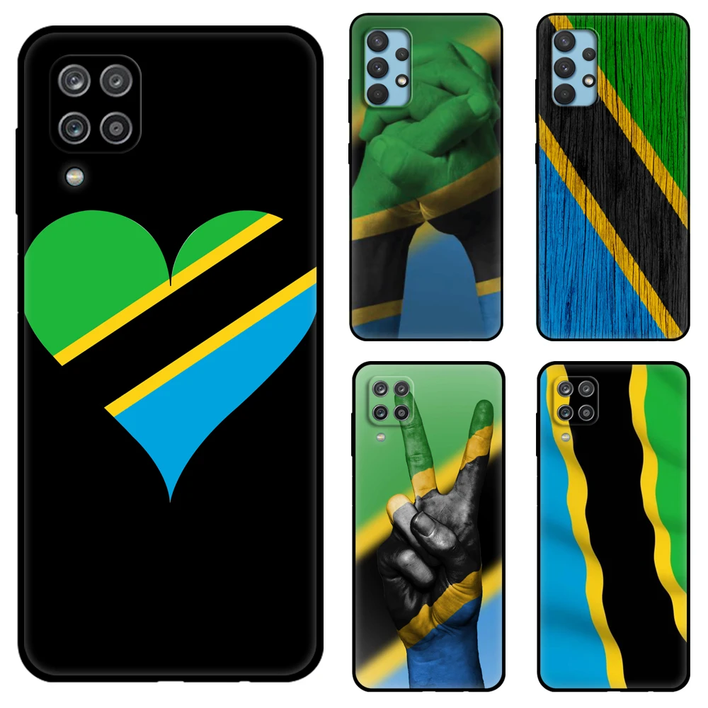 Чехол из ТПУ с национальным флагом Танзании для Samsung galaxy M53, M13, M62, A12, A22, A22S, A32, A42, A52, A52S, A72, 4g, фотография A20S