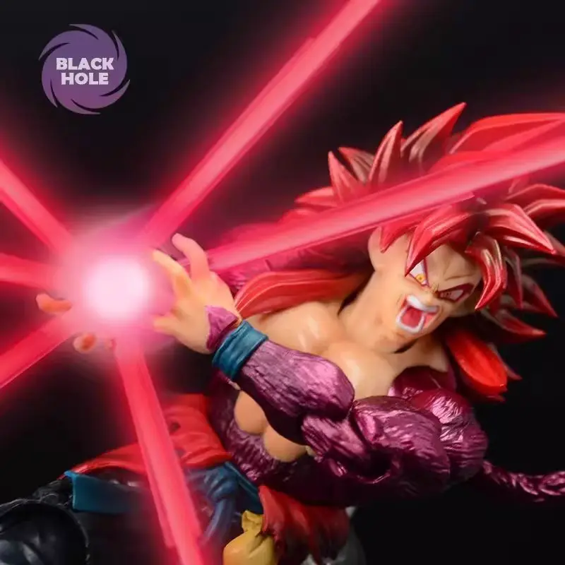 En Stock trou noir Dragon Ball Super Saiyan 4 Ssj 4 Son Goku Time Jumper Anime Figurine modèle jouets cadeaux