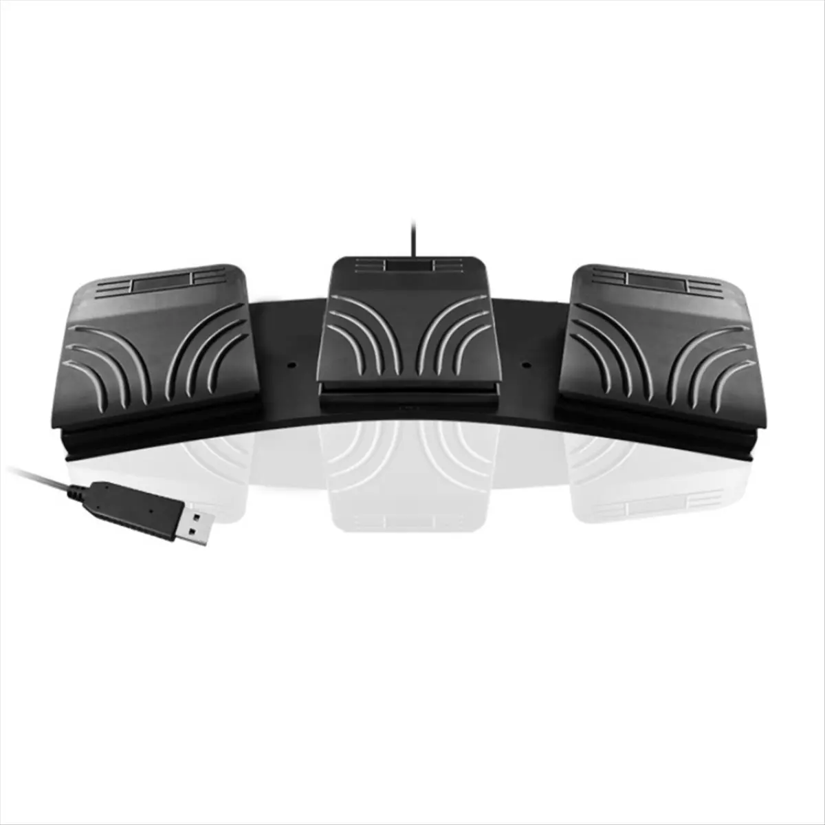 

USB Foot Pedal PC Triple Foot Switch Keyboard Pedal Customized Combination Key PC Game Foot Pedal for PC Laptop Keyboard