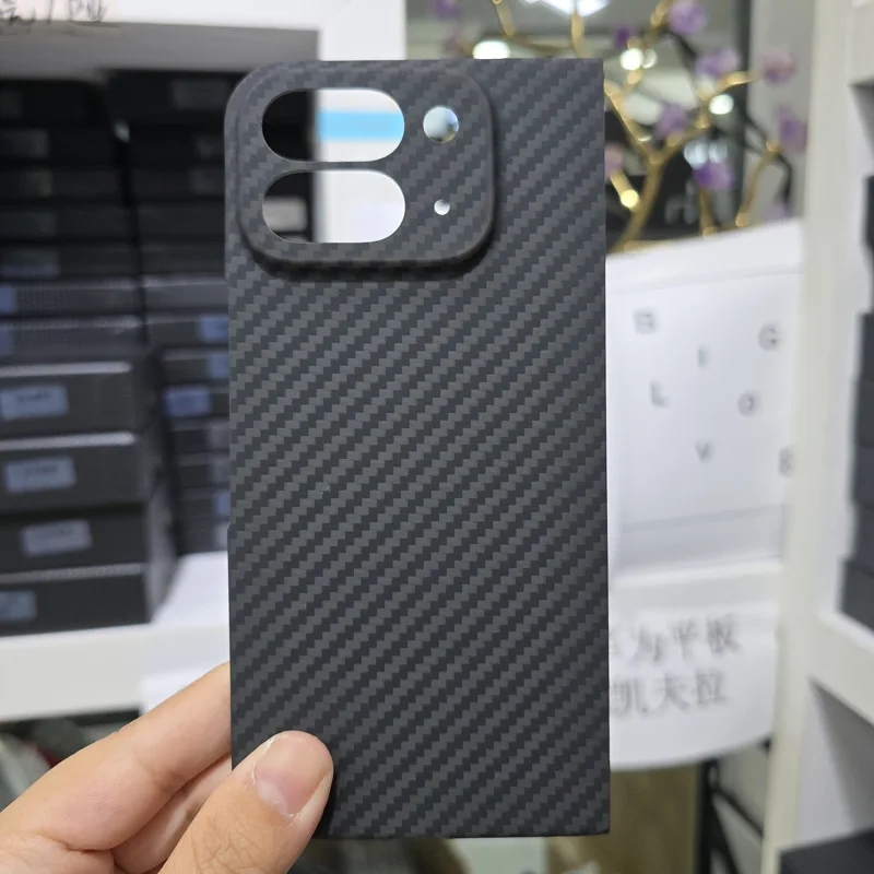 Para funda de cargador magnético para Google Pixel 9 Pro, funda plegable de fibra de carbono Real, cubierta de fibra de aramida para Pixel 9Pro, funda Magsafe plegable