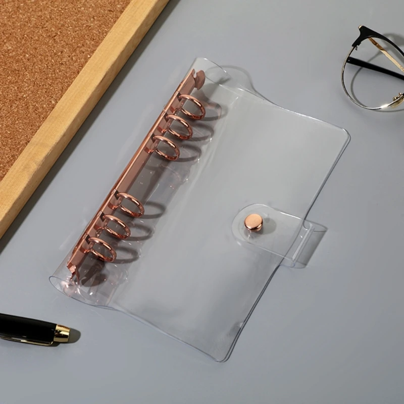 A 5 A 6 Notebook Shells Clear Budget Binder Losbladige Binder Cover voor School