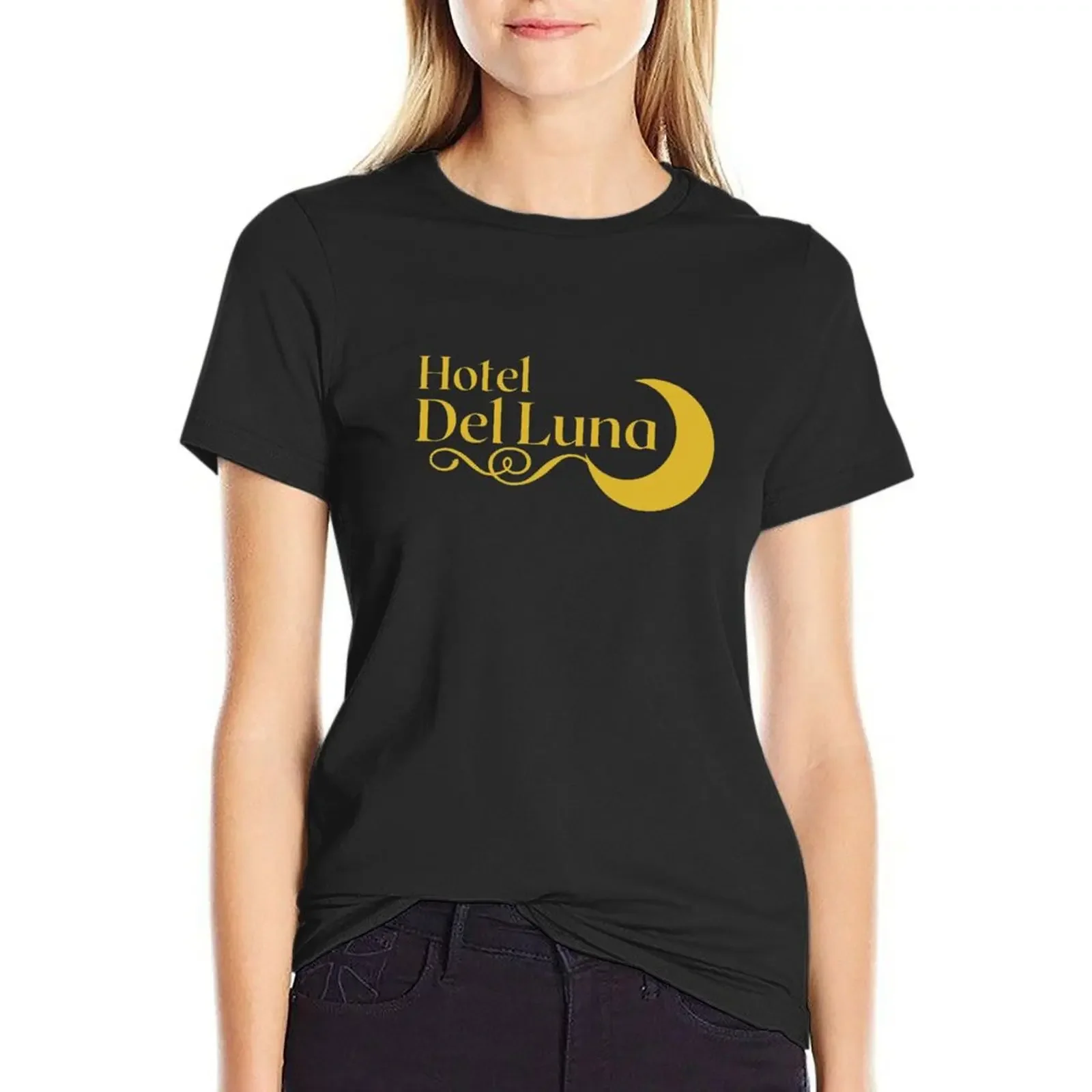 

Hotel del Luna Logo T-Shirt plus sizes shirts graphic tees hippie clothes funny t shirts for Women