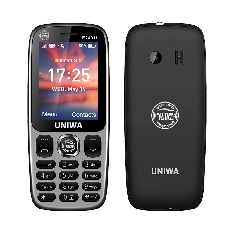 OEM/ODM 4G LTE Feature Phone with Metal Shell 2.4 Inch Display Kosher Phone for Jewish People