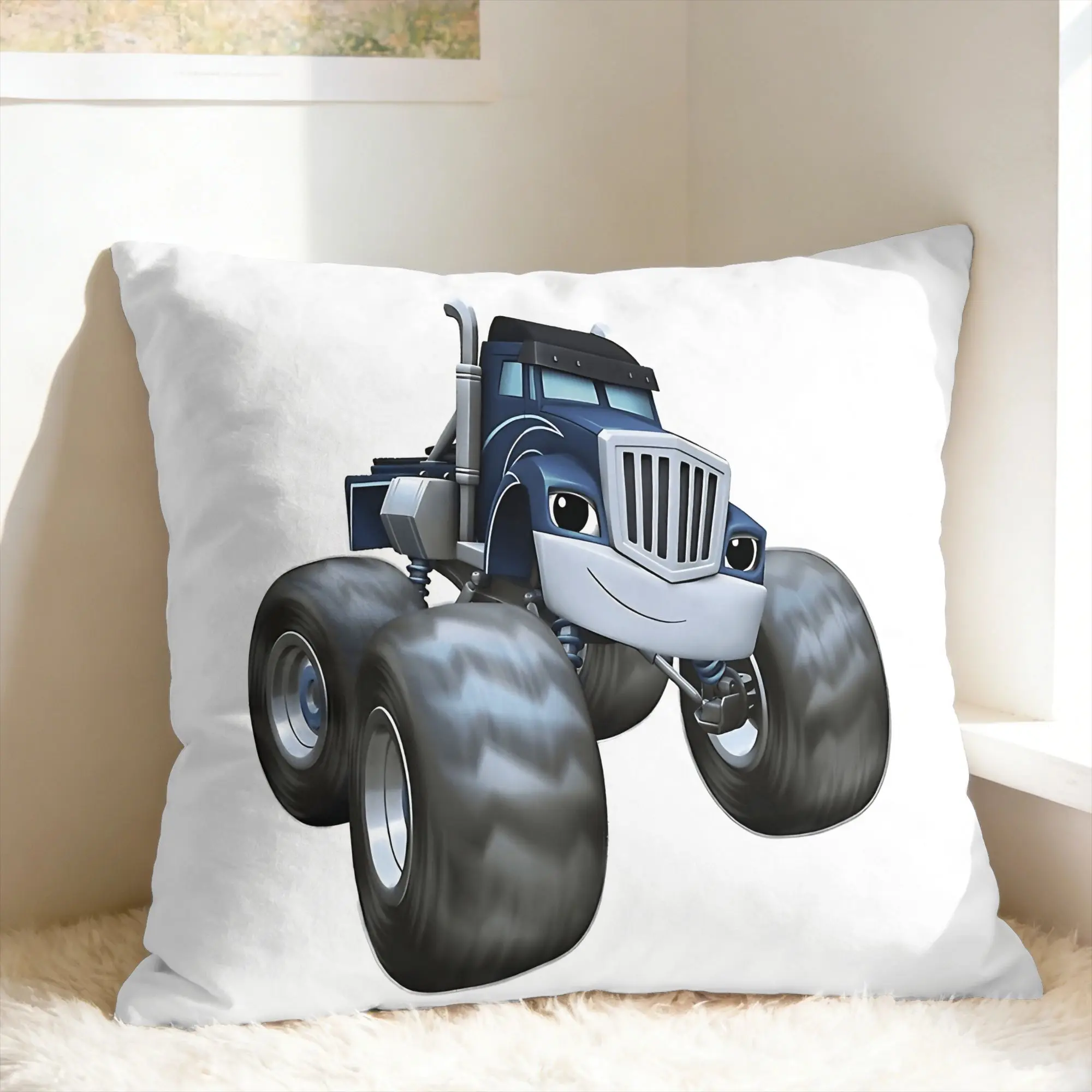 B-Blaze and the Monster M-Machines Pillow Case  Soft Pillow Cover Kawaii Pillowcases For Wedding Party Home Decor