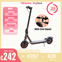 JUICEASE AP07 Electric Scooter 600W Powerful Motor 36V 10.5AH 35KM Long Range with Turning Lights Dual Shock Absorption EScooter