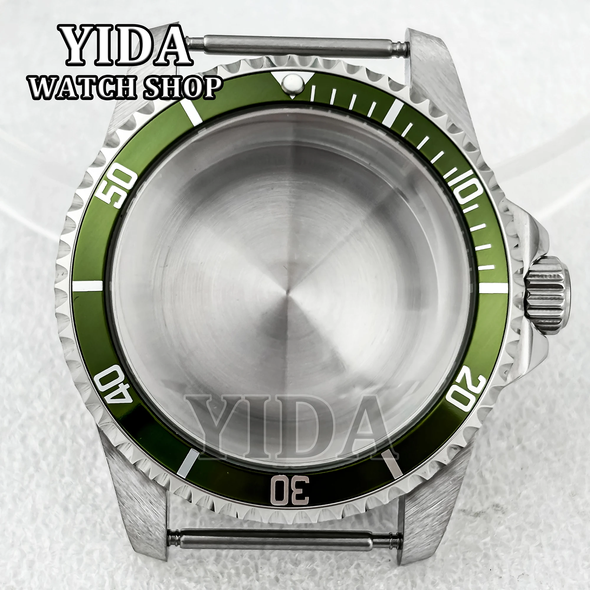 39MM NH35 WatchCase Accessories Vintage Restro Stainless Steel Arcylic Bubble Glass 10ATM Waterproof for SUB GMT NH36 Movement