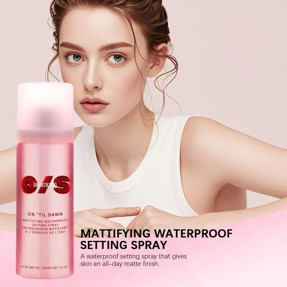 Nuovo Spray Fissante Opaco 46ml/144ml - Delicato Spray Fissante per Trucco a Lunga Durata, Impermeabile, Controllo Olio, Spray di Finitura per il Viso