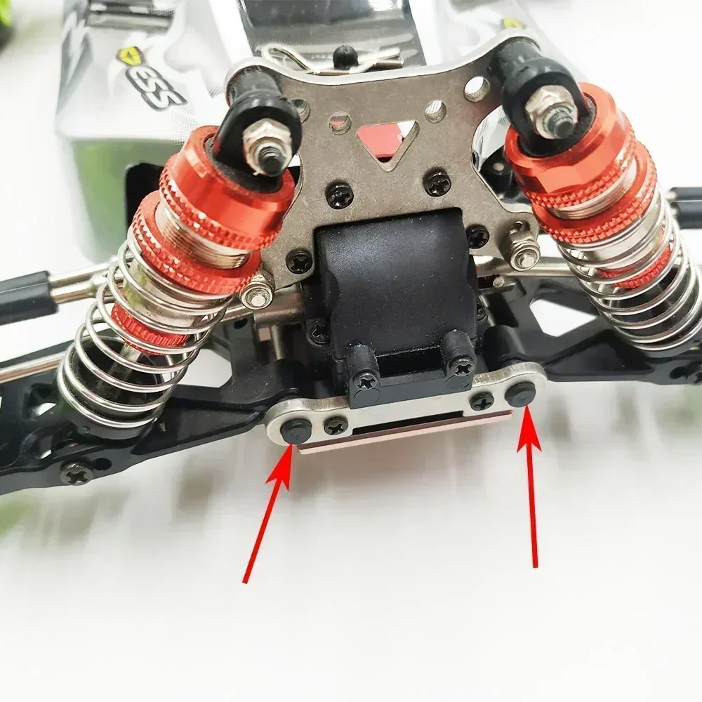 Wltoys 124017 124019 144001 conjunto de parafusos fixos de braço dianteiro e traseiro wltoys 124017 peças de acessórios