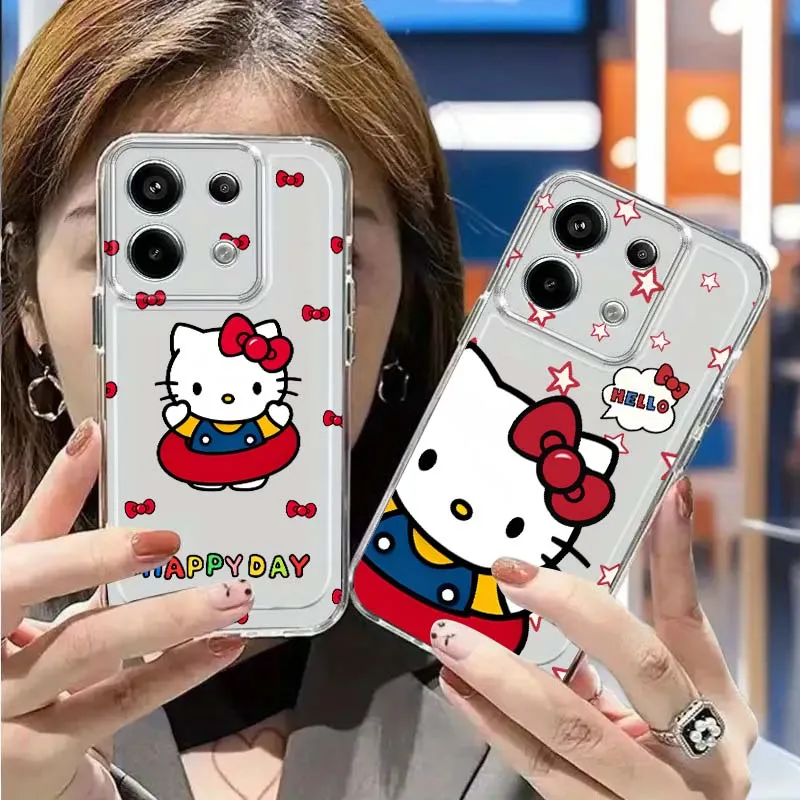 

Kitty Butterfly Star Pattern Phone Case For Xiaomi Poco C85 C71 M8 F7 X7 X6 F6 M6 X5 F5 F4 F3 F2 Pro Ultra 5G Space Shell