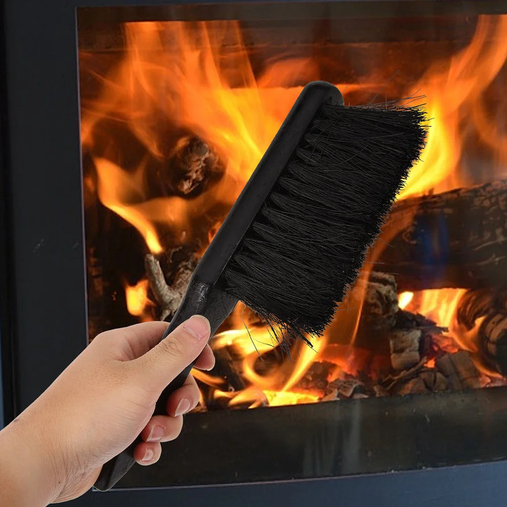 

Fireplace Brush Wood Handle Cleaning Tool For Stove Grill Mantel Kitchen Countertop Bench Fireplace Accessories