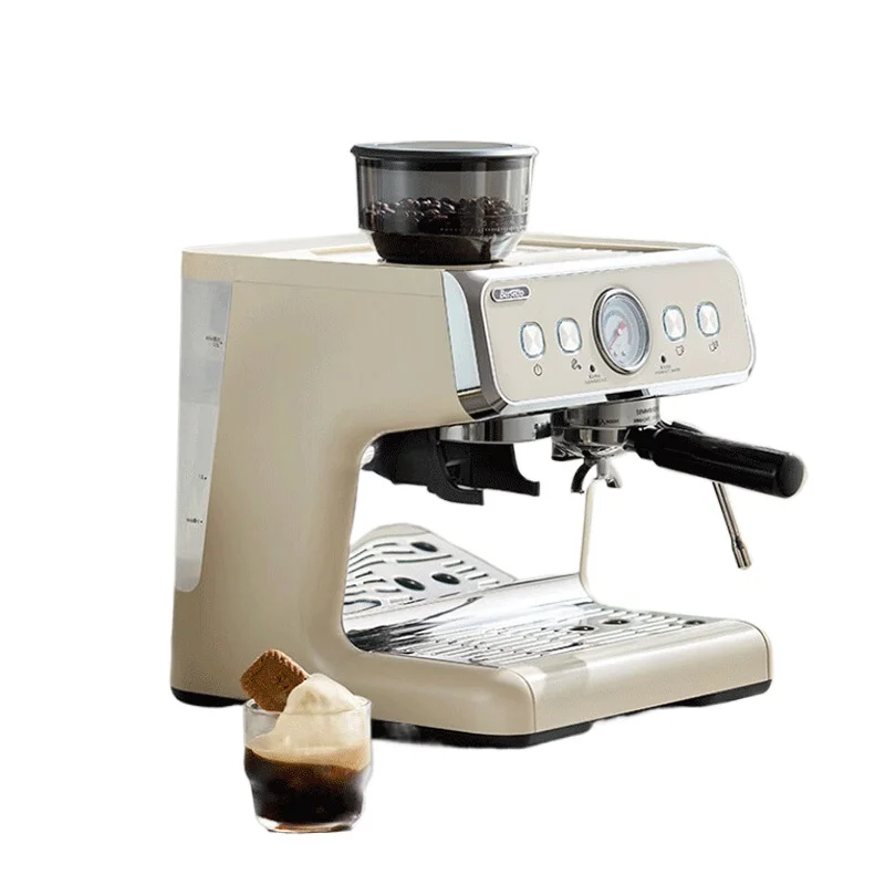 Coffee machine BAE02 second generation freshly ground beans integrated milk foam double pump Italian semi-automatic