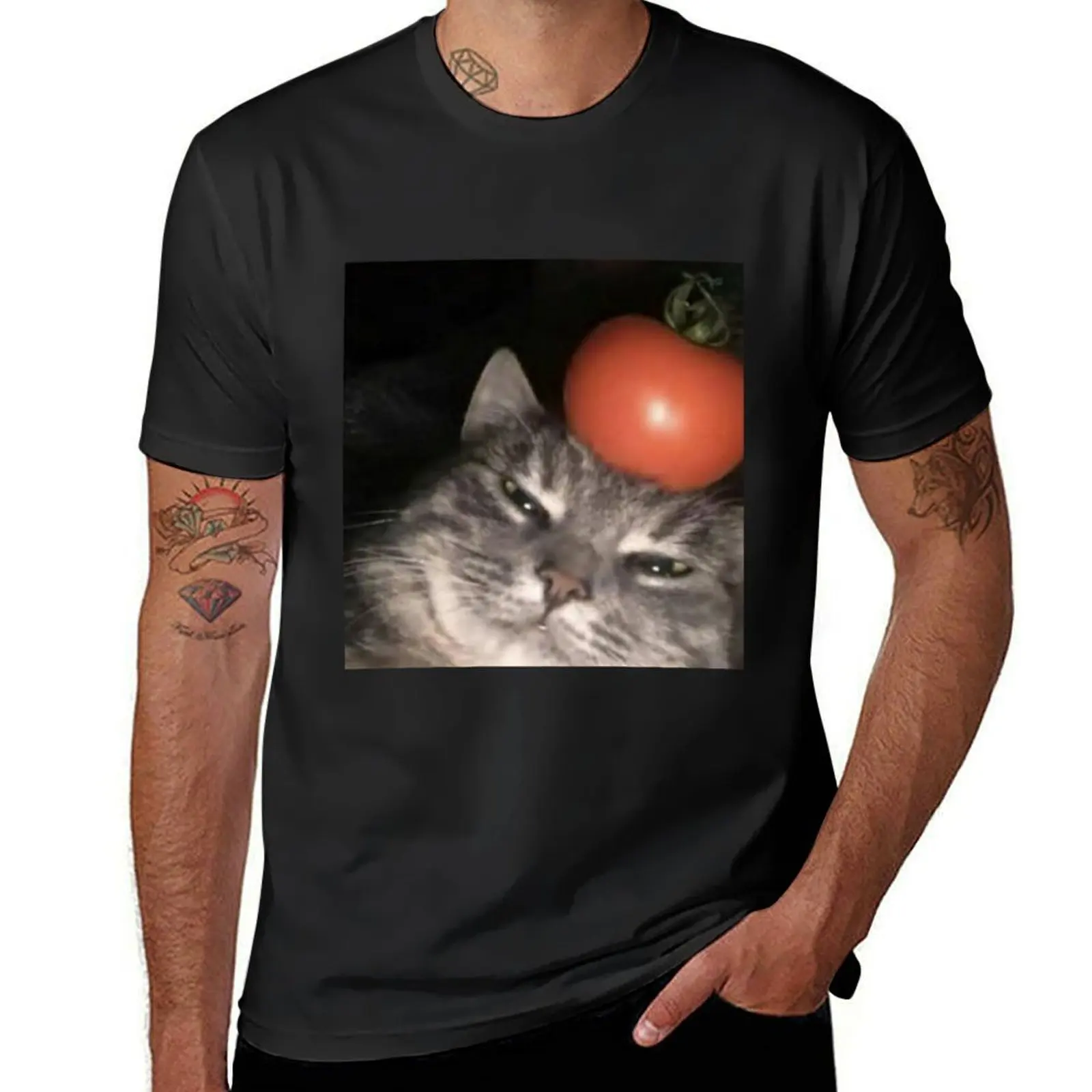 

tomato cat T-Shirt Louboutins luxury designer cheap stuff vintage t shirt men