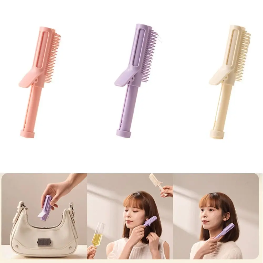 High Skull Top Perm Clip Comb Fluffy Clip Anti-Static Retractable Comb Hair Styling No Trace Hair Root Fluffy Clip Travel