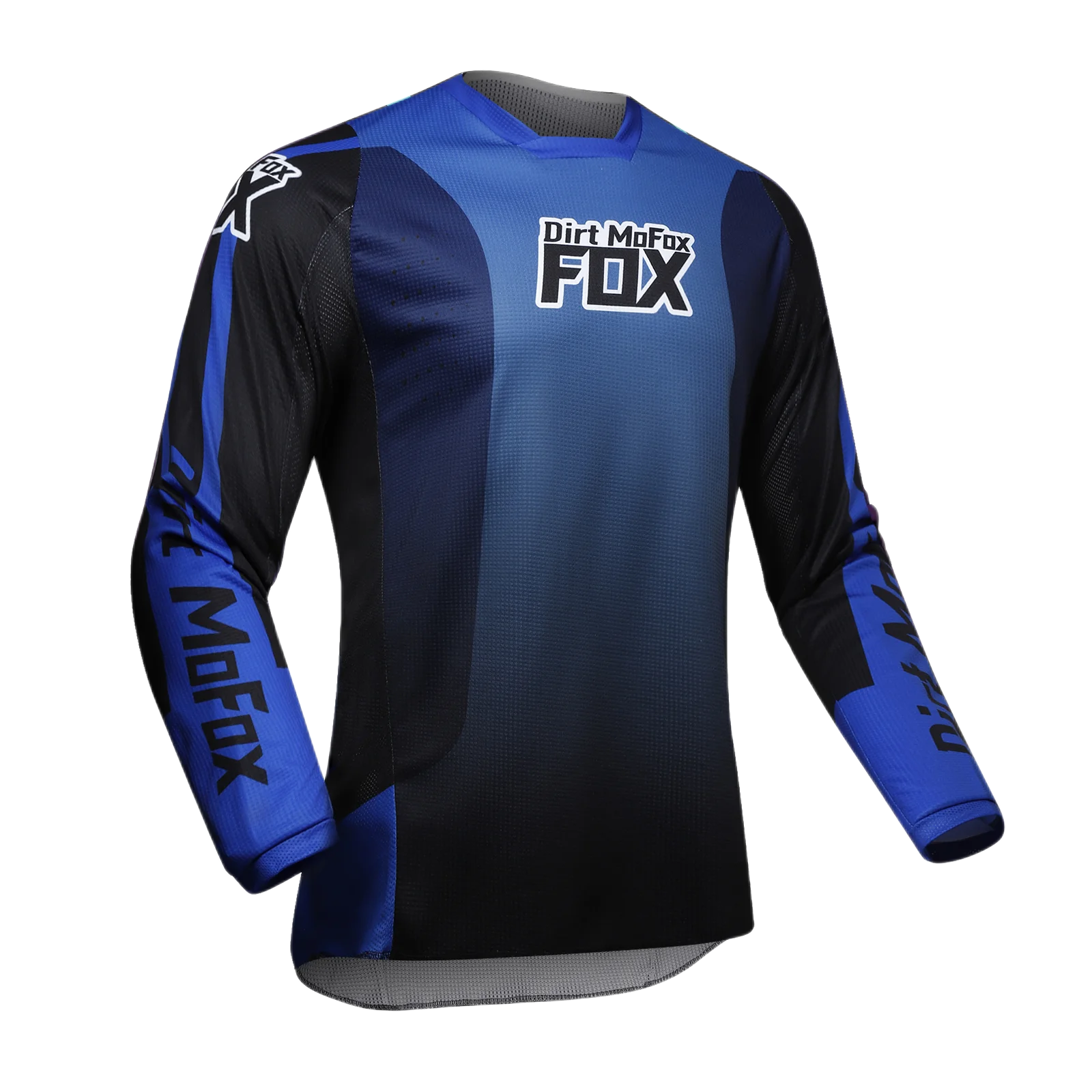 Dirt MoFox MX Jersey Pants Blue Combo Motocross Gear Set Downhill Dirt Bike Suit Offroad MTB UTV DH Race Adult Outfit