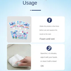 Bildschirmsofa -Wischerschaum, einfach Flecken, Wasserdichte, Kleidung, Teppichwaschmittel, Hausreinigung, effektiv, 1PC 6 Hauptverkäufe Waschen trockener Sofas - №4