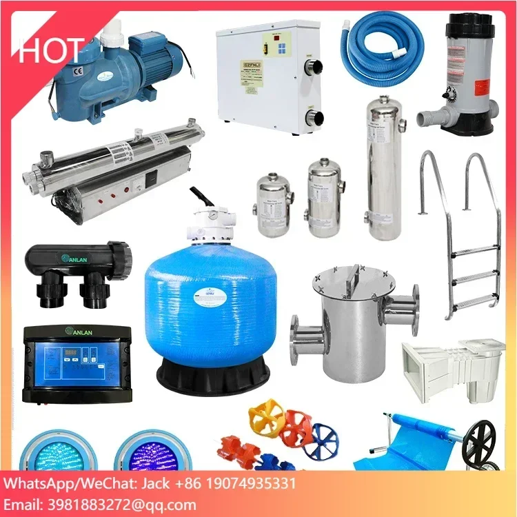 Full Sets Swimming Pool Equipment and Accessories Filtration System and Disinfection System