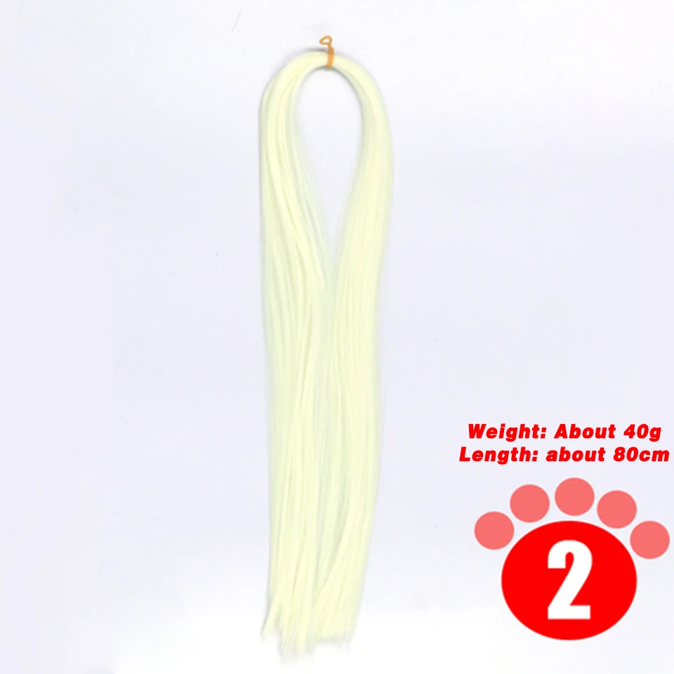 80CM 1/3 1/4 1/6 SD Doll Hair Accessories Salon Ob Heat Resistant Doll Wig Hair Hand Woven Modified DIY Hair Grafting Hair